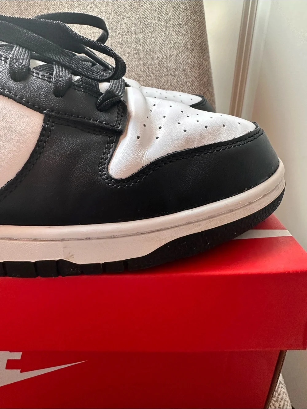 Nike Black and White Dunk Low Retro